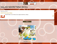 Tablet Screenshot of nekretninebecej.blogspot.com