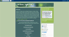 Desktop Screenshot of pcquake.blogspot.com