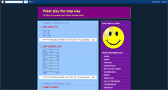 Desktop Screenshot of pokerplaythesoapway.blogspot.com