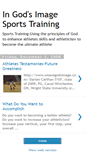Mobile Screenshot of ingodsimagesportstraining.blogspot.com