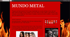 Desktop Screenshot of programamundometal.blogspot.com