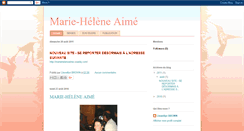 Desktop Screenshot of marieheleneaime.blogspot.com
