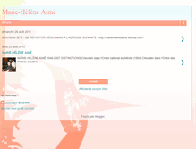 Tablet Screenshot of marieheleneaime.blogspot.com