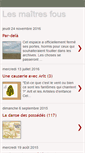 Mobile Screenshot of lesmaitresfous.blogspot.com