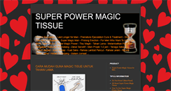 Desktop Screenshot of magic-tissue.blogspot.com