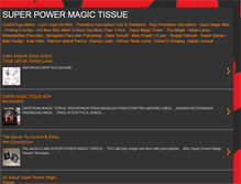 Tablet Screenshot of magic-tissue.blogspot.com