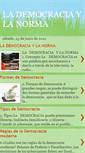 Mobile Screenshot of lademocraciaylanorma.blogspot.com