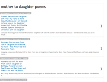 Tablet Screenshot of mothertodaughterpoems.blogspot.com