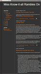 Mobile Screenshot of miss-know-it-all.blogspot.com