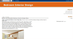 Desktop Screenshot of bedroominteriordesignsideas.blogspot.com