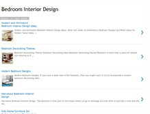 Tablet Screenshot of bedroominteriordesignsideas.blogspot.com