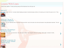 Tablet Screenshot of lessonswithlaura.blogspot.com