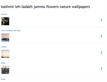 Tablet Screenshot of kashmir-wallpapers.blogspot.com