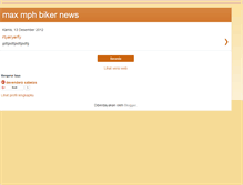 Tablet Screenshot of max-mph-biker-news.blogspot.com