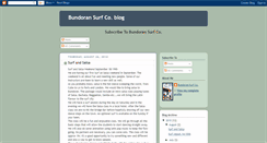 Desktop Screenshot of bundoransurfco.blogspot.com