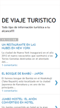 Mobile Screenshot of deviajeturistico.blogspot.com