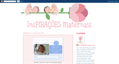 Desktop Screenshot of inspiracoesmaternais.blogspot.com