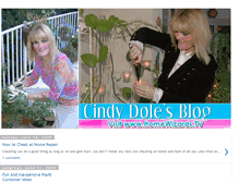 Tablet Screenshot of cindydole.blogspot.com