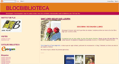Desktop Screenshot of blocbiblioteca.blogspot.com