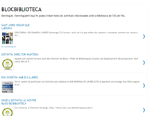Tablet Screenshot of blocbiblioteca.blogspot.com