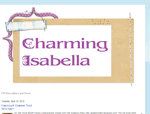 Tablet Screenshot of charmingisabella.blogspot.com