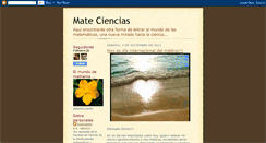 Desktop Screenshot of comunicamateciencias.blogspot.com