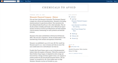 Desktop Screenshot of chemicalstoavoid.blogspot.com