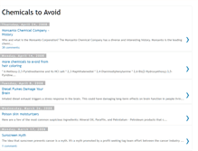 Tablet Screenshot of chemicalstoavoid.blogspot.com