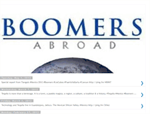 Tablet Screenshot of boomersabroad.blogspot.com