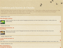 Tablet Screenshot of historiadeuberaba.blogspot.com