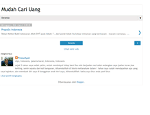 Tablet Screenshot of mudahcariuang2010.blogspot.com