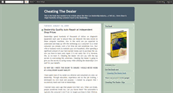 Desktop Screenshot of cheatingthedealer.blogspot.com