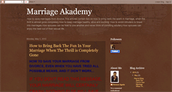 Desktop Screenshot of marriageakademy.blogspot.com