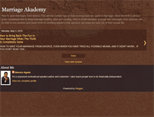 Tablet Screenshot of marriageakademy.blogspot.com