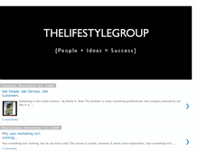 Tablet Screenshot of lifestylegroup.blogspot.com