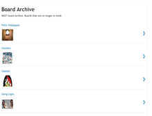 Tablet Screenshot of boardarchive.blogspot.com