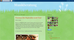 Desktop Screenshot of musikberatung.blogspot.com