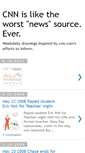 Mobile Screenshot of cnnistheworstever.blogspot.com