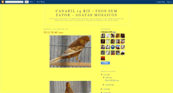 Desktop Screenshot of canaril14bis.blogspot.com