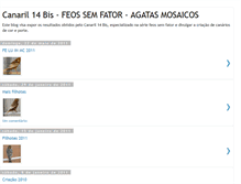 Tablet Screenshot of canaril14bis.blogspot.com