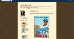 Desktop Screenshot of mlb1960s.blogspot.com