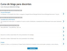 Tablet Screenshot of cursodeblogsparadocentes.blogspot.com