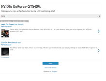 Tablet Screenshot of gt540m.blogspot.com