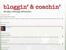 Tablet Screenshot of blogginandcoachin.blogspot.com