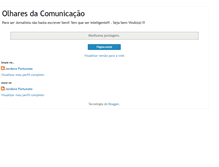 Tablet Screenshot of olharesdacomunicacao.blogspot.com