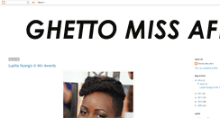 Desktop Screenshot of ghettomissafro.blogspot.com