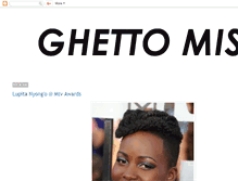 Tablet Screenshot of ghettomissafro.blogspot.com