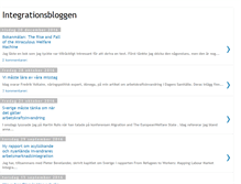 Tablet Screenshot of integrationsbloggen.blogspot.com