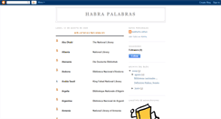 Desktop Screenshot of haabrapalabras.blogspot.com