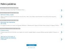 Tablet Screenshot of haabrapalabras.blogspot.com